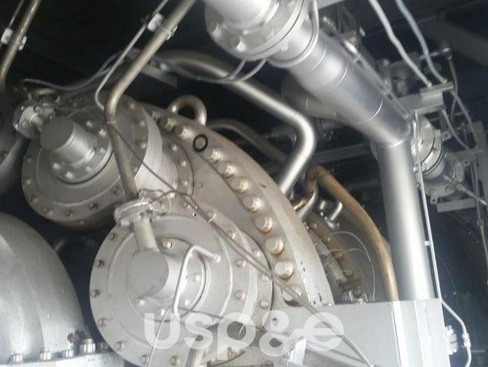 Used 34 MW 2011 Used Mitsubishi H25 Natural Gas Turbine Generator Set