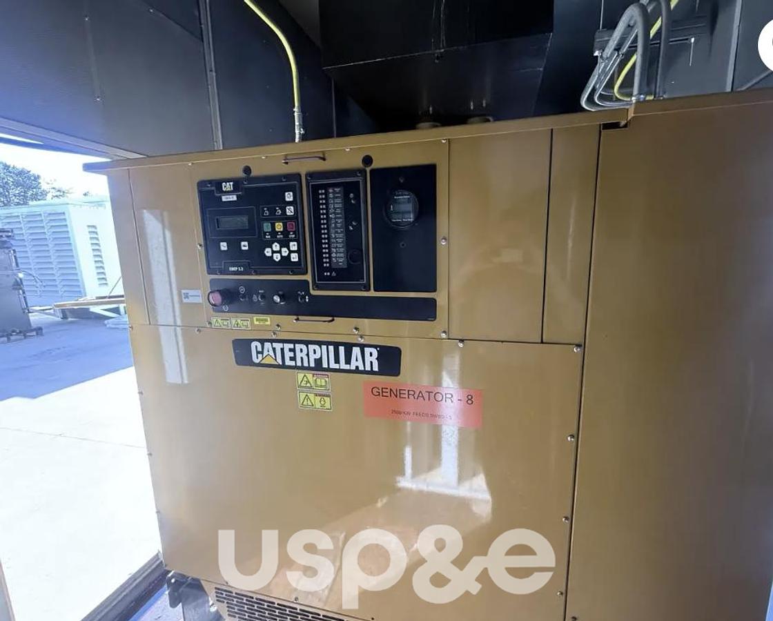 Used USP&E is selling: 1.5 MW 2008 Used Caterpillar 3512C-GD Diesel Generator Set (Containerised)