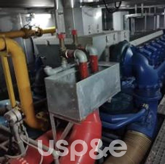 Used 4.3 MW 2015 Used MWM TCG2032-V16C Natural Gas Generator Set