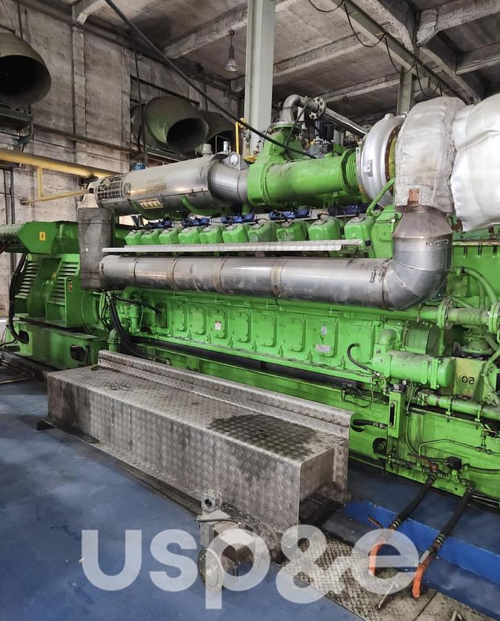 Used 3.4 MW 2011 Used Jenbacher JGS 620 GS Natural Gas Generator Set