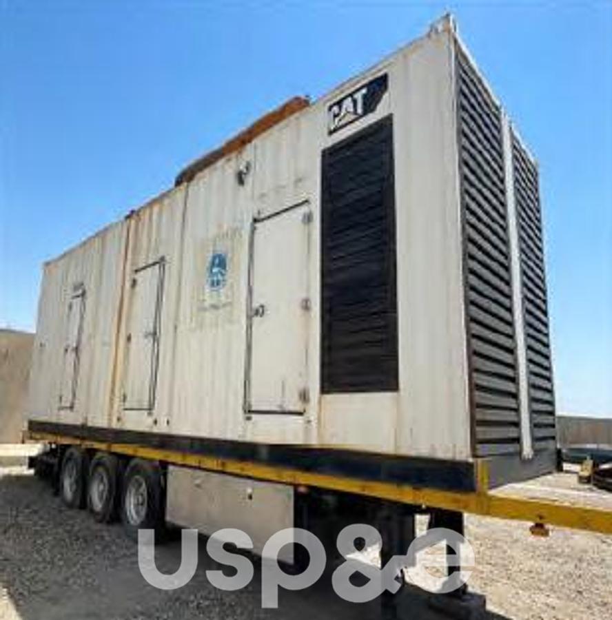 Used 1.2 MW Used Caterpillar 3512B Diesel Generator Set