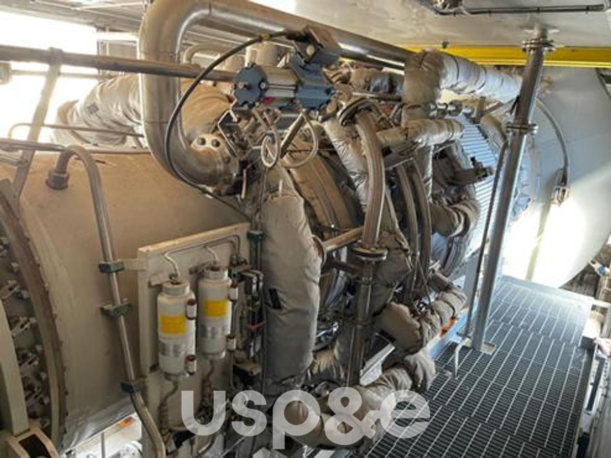 Used 18.4 MW 2007 New Siemens SGT-500 Dual Fuel (Natural Gas & Diesel) Turbine Generator Set