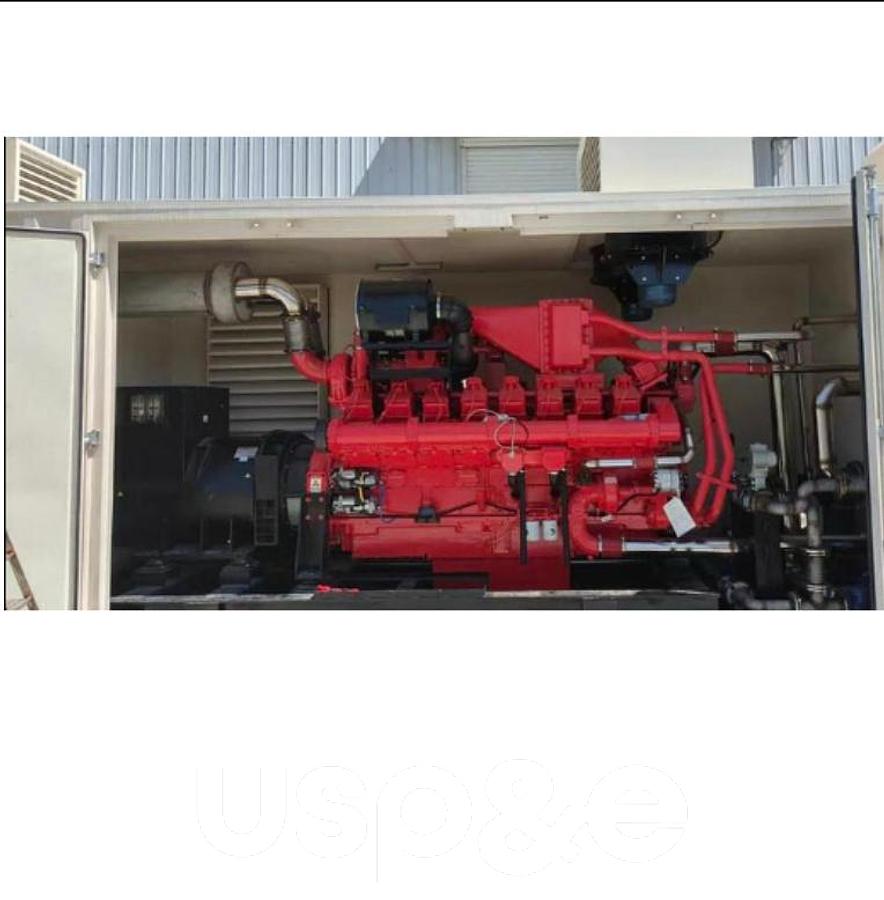 1 MW 2023 New Cummins K50N-G10 Natural Gas Generator Set