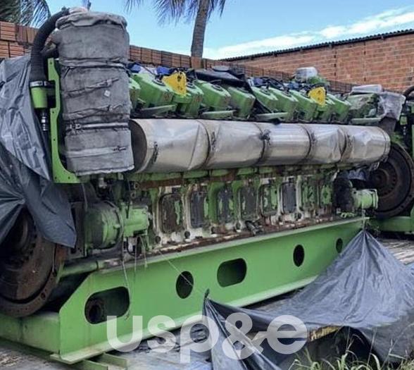 Used 3.4 MW 2018 Used Jenbacher JGS 620 GS-F111 Natural Gas Gensets (Engine Only)