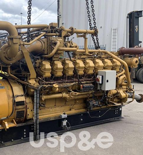 Used 1.1 MW 2009 Used Caterpillar G3516B Natural Gas Generator Set