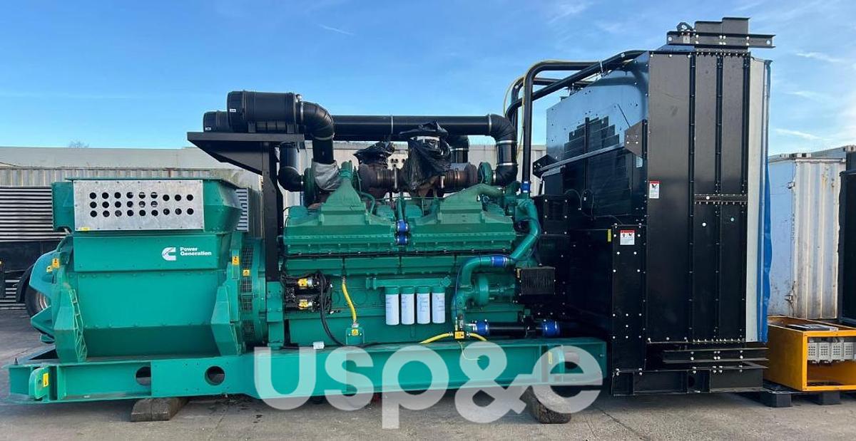 Used 2 MW 2007 Used Cummins QSK60-G8 Diesel Generator Sets