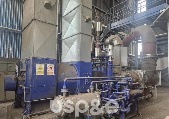 Used 3.2 MW 2010 Used Siemens SST-110 Twin AFA 46K Steam Turbine Generator Set