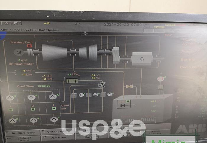 Used 24.5 MW 2006 Used Siemens SGT-600 Dual Fuel (Natural Gas+Diesel) Power Plant Gensets