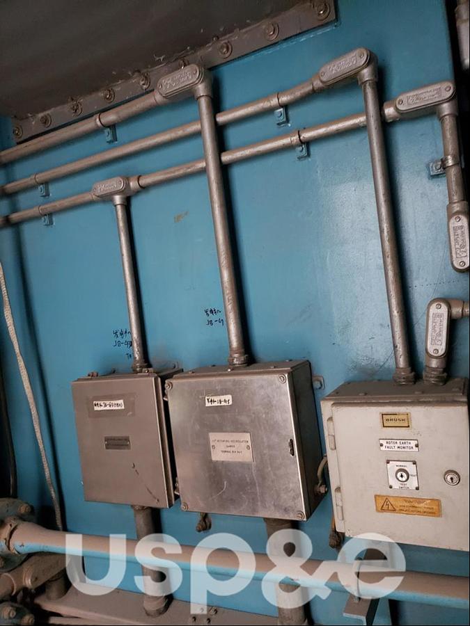 Used 48 MW 1995 Pratt & Whitney FT8-1 Twin Pac Dual Fuel (Gas & Oil) Natural Gas Turbine Power Plant Generator Set