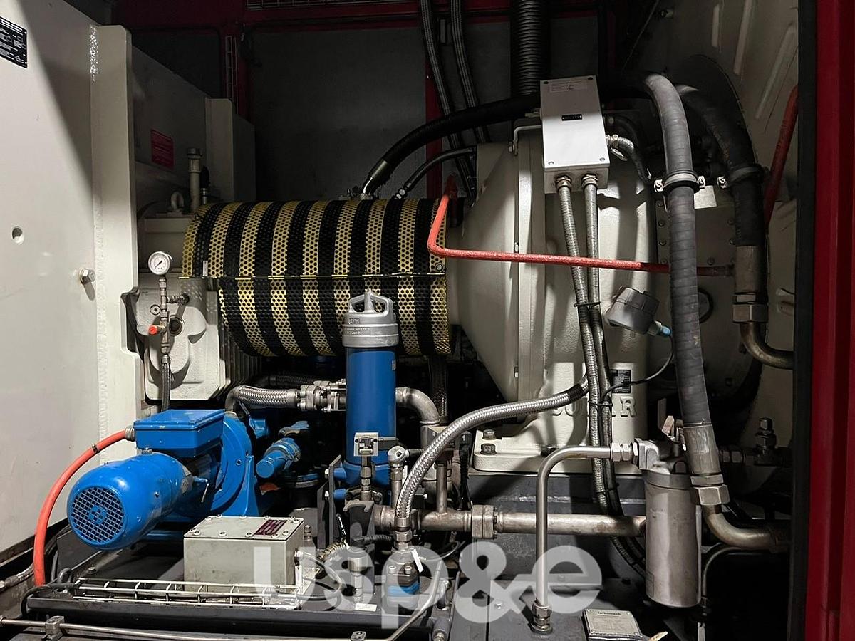 Used 6.3 MW 2011 Used Solar Taurus T65 Natural Gas Generator Set