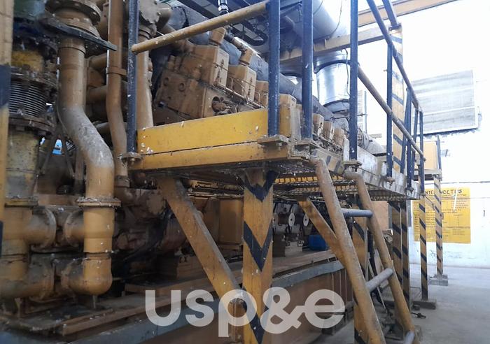 Used 3.6 MW 2000 Used Caterpillar G3616 Natural Gas Generator Sets