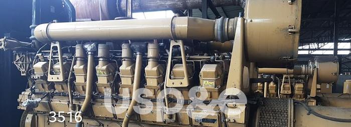 Used 1.4 MW 2012 Used Caterpillar 3516B Diesel Generator Set