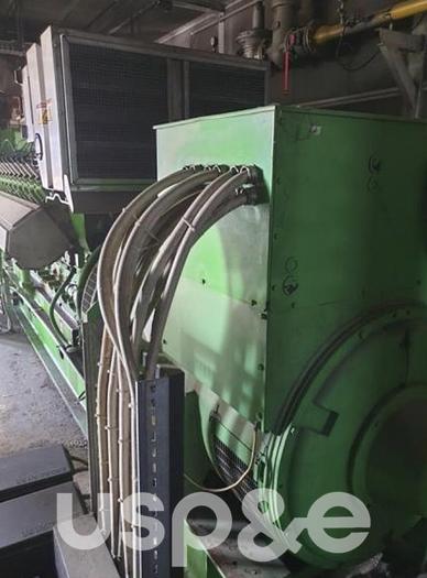 Used 1.4 MW 2005 Used Jenbacher JMS 420 GS Natural Gas Generator Set