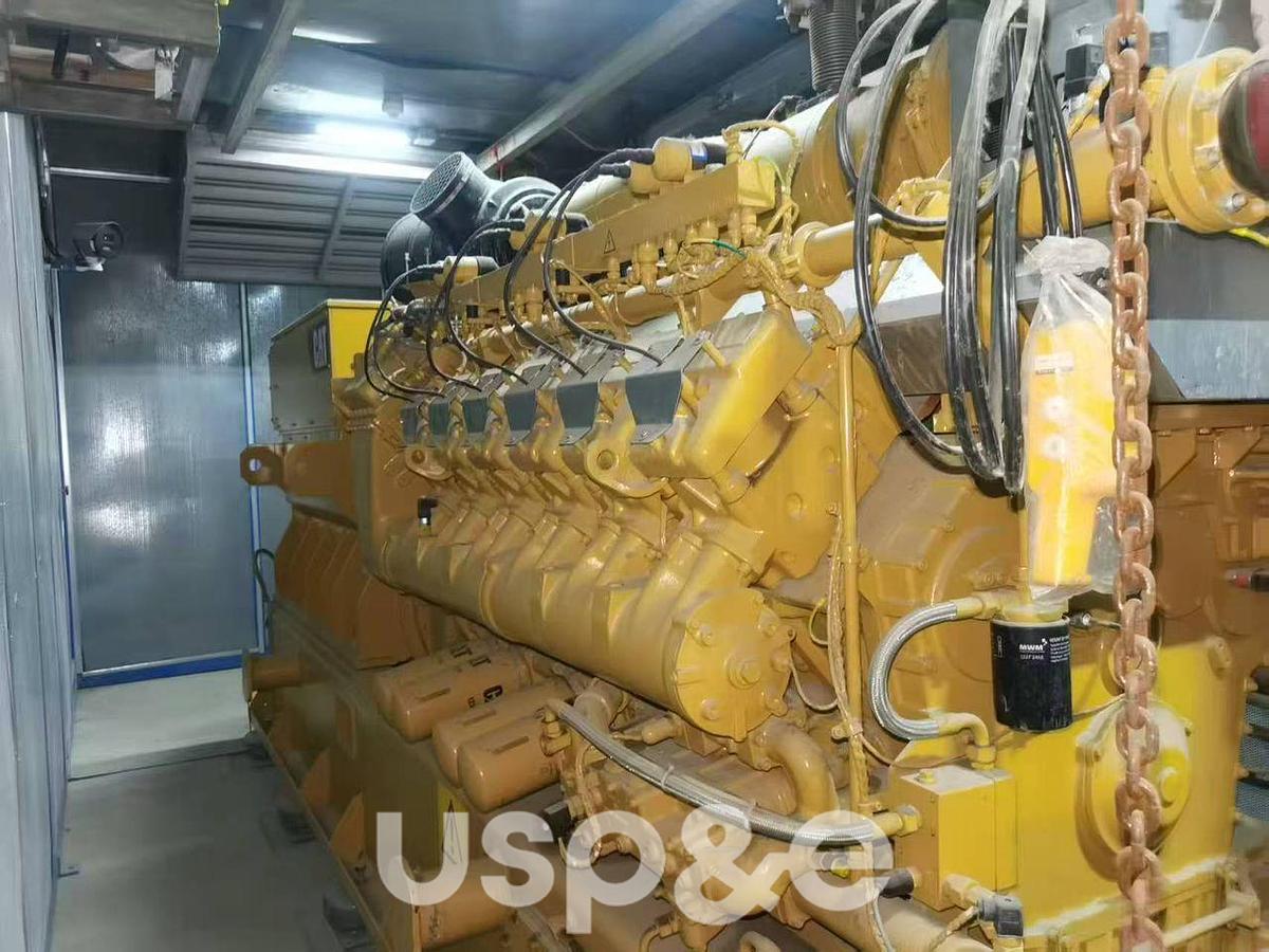 Used 1.2 MW 2017 Used Caterpillar CG170-12 Natural Gas Generator Set