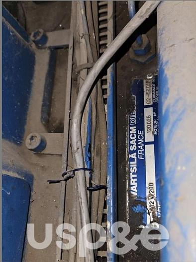 Used 2.3 MW 1996 Used Wartsila 12V200 Diesel Generator Set