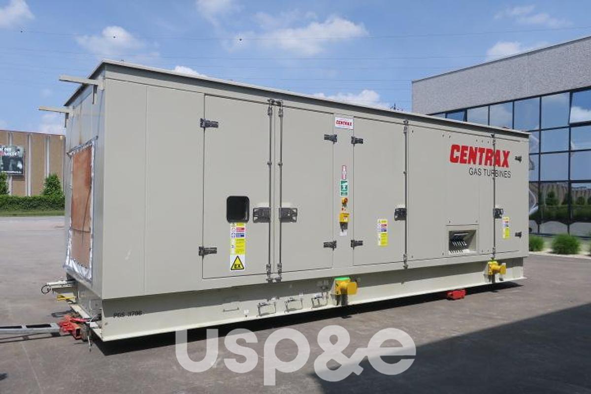 Used 5.3 MW 2012 Used Centrax 501 KB7 Natural Gas Generator Set