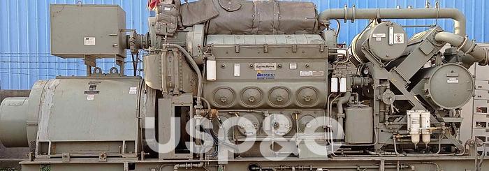 Used 1.6 MW 2008 Used EMD L8-710-G7C Diesel Generator Set