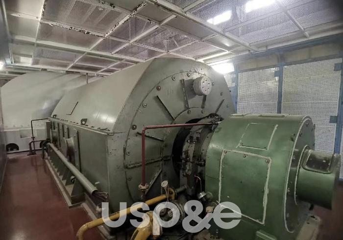 Used 123.4 MW 2004 Used GE MS9001E PG9171E Natural Gas Power Plant Generator Sets