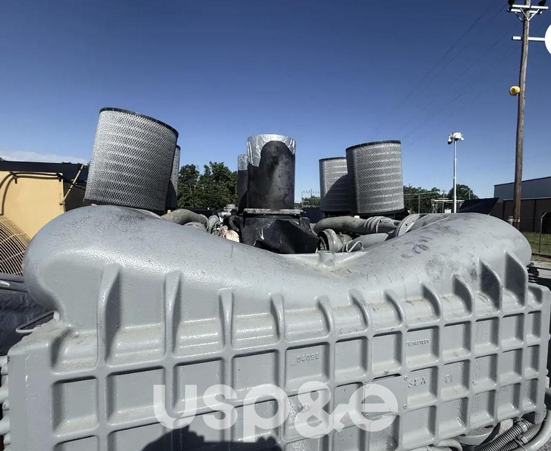 Used 1.45 MW 2009 Used MTU 12V4000 Diesel Generator Set