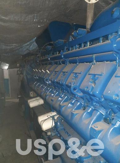 Used 2.5 MW 2009 Used MWM TCG2020V20 Natural Gas Generator Sets