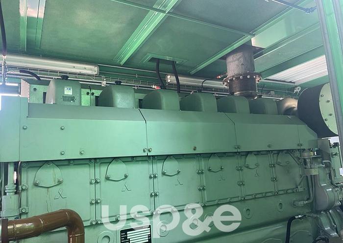 Used 7 MW 2010 Used Mitsubishi S6U-MPTA Diesel Generator Sets