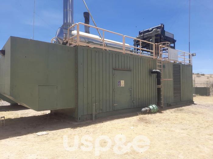 Used 0.80 MW 2014 Used Caterpillar G3516 Natural Gas Generator Set