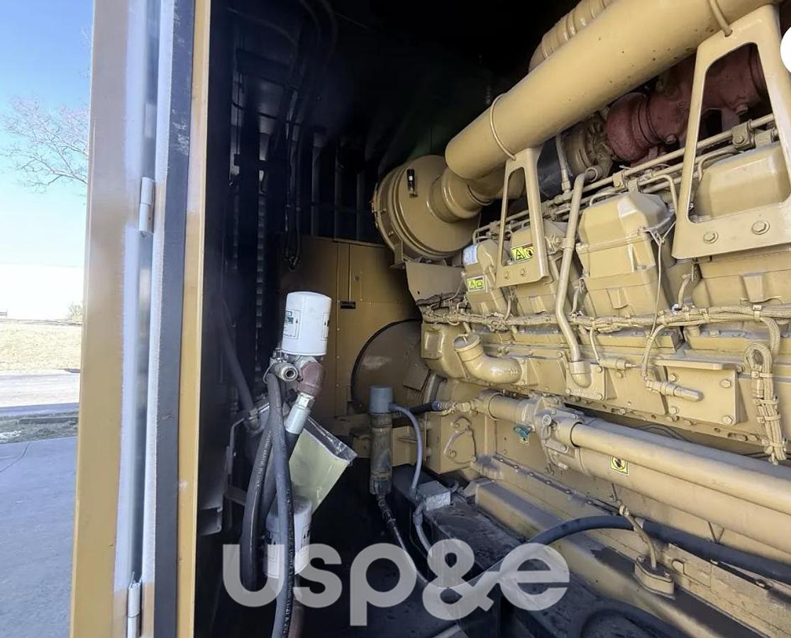 Used USP&E is selling: 1.5 MW 2008 Used Caterpillar 3512C-GD Diesel Generator Set (Containerised)