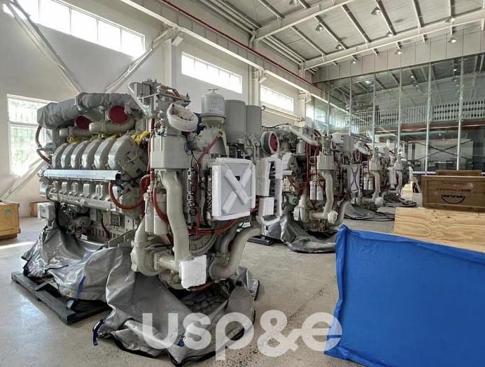 2.7 MW 2017 New MAN 12VP185TCM Diesel Generator Sets