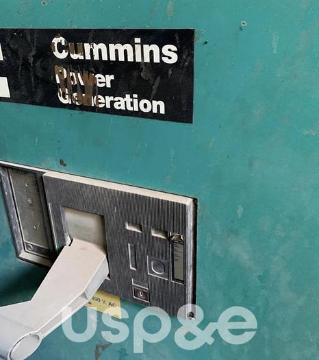 Used 1.1 MW 2000 Used Cummins KTA50G8 Diesel Generator Set