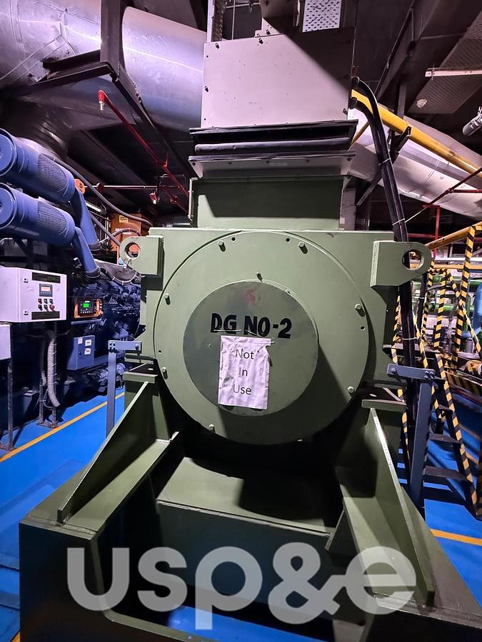 Used 1.9 MW 2007 Used Anglo-Belgian-Corp 12DZC-1000-125-A Deisel Generator Set