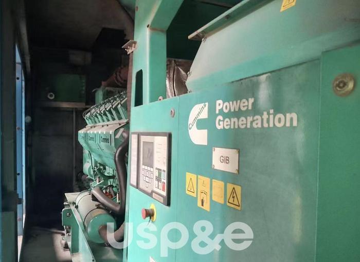 Used 2 MW 2014 Used Cummins QSV91-G5 Bio Gas Generator Sets