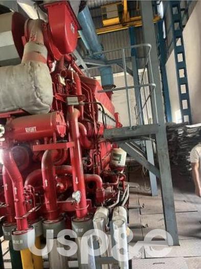 Used 3.7 MW 2006 Used MAN B&W 16V28/32S HFO Generator Set