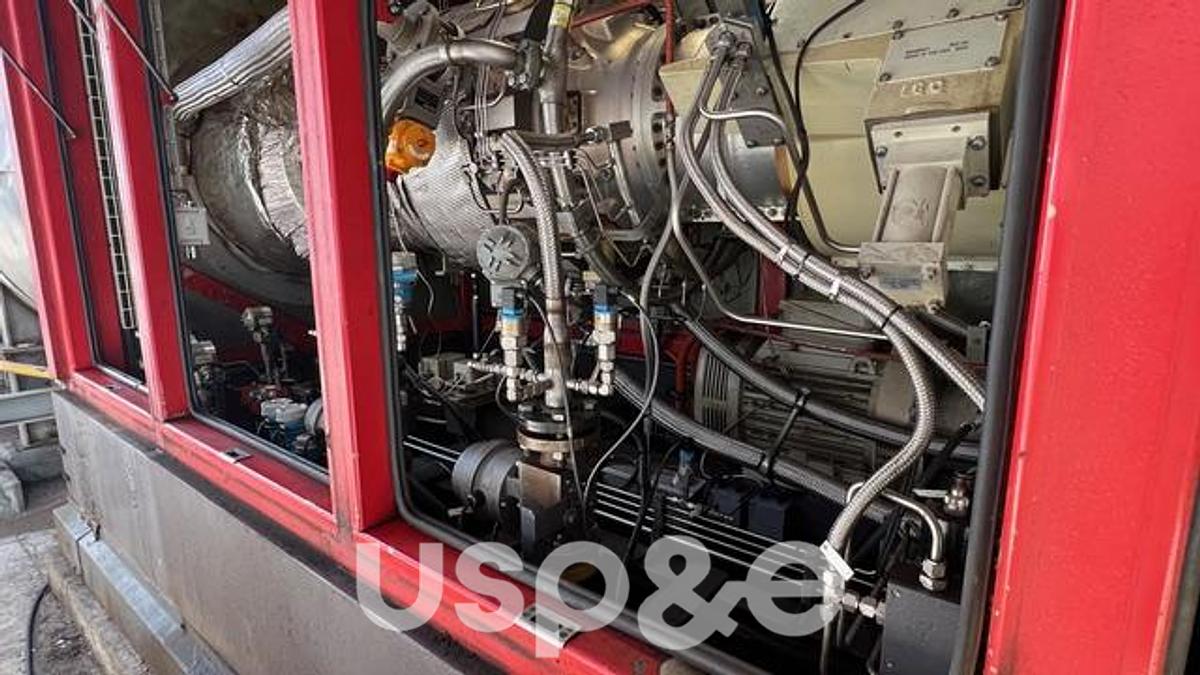 Used 5.6 MW 1996 Used Solar Taurus 60 Natural Gas Turbine Generator Set