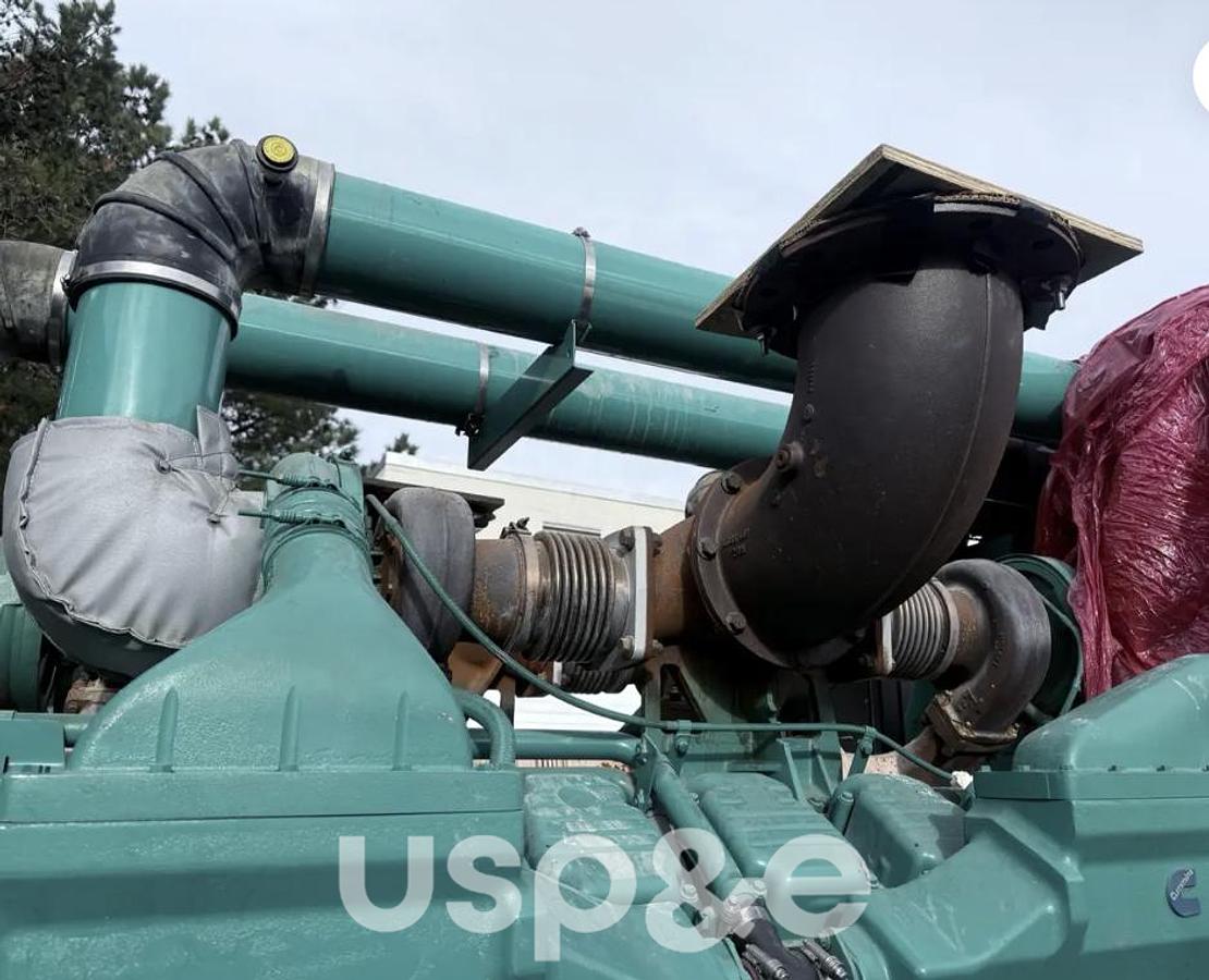 Used 2.25 MW 2008 Used Cummins DQKH-7234191 Diesel Generator Set