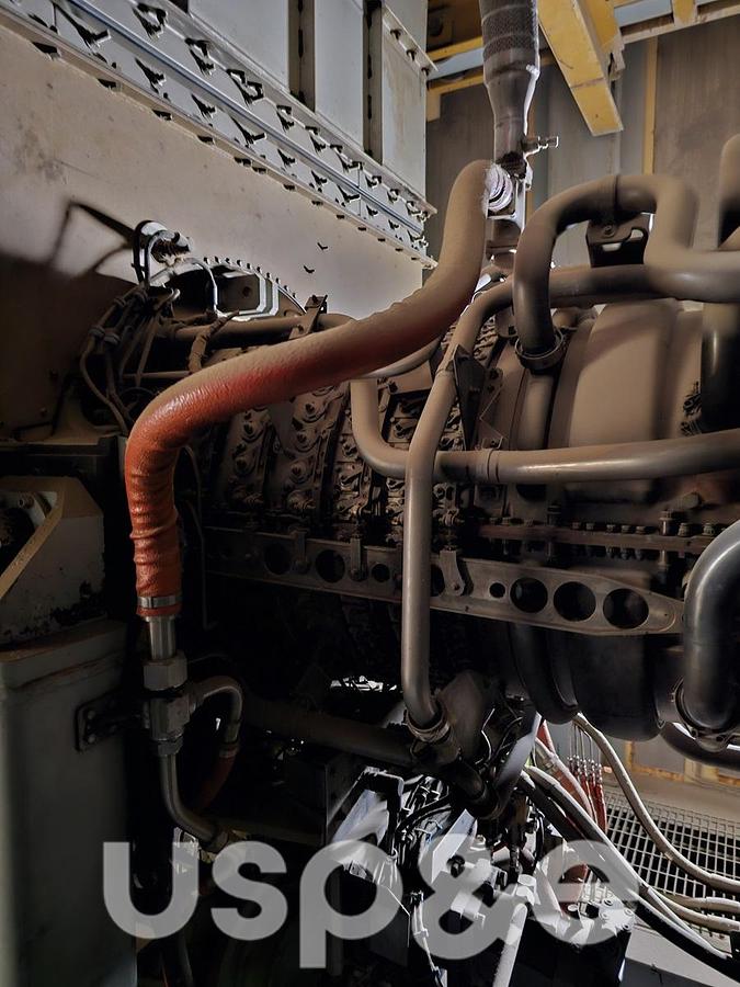 Used 43 MW 1995 Used GE LM6000 Natural Gas Turbine Generator Set