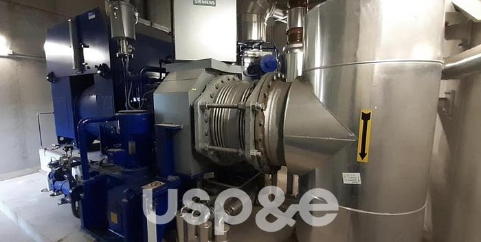 Used 3.2 MW 2010 Used Siemens SST-110 Twin AFA 46K Steam Turbine Generator Set
