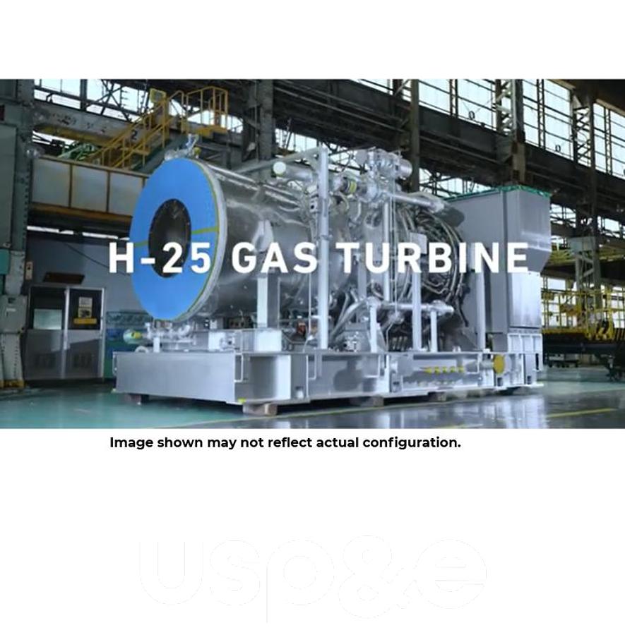 Used 31 MW 2012 Used Mitsubishi-Hitachi H-25 Natural Gas Generator Set