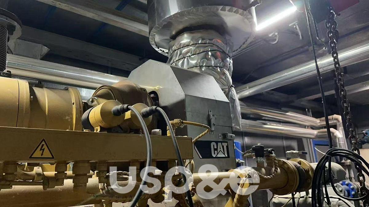 Used 1.2 MW 2017 Used Caterpillar CG170-12 Natural Gas Generator Set