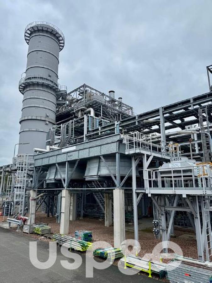 Used 127 MW 2009 Used GE Frame 9E PG9171 Natural Gas Turbine Generator Set