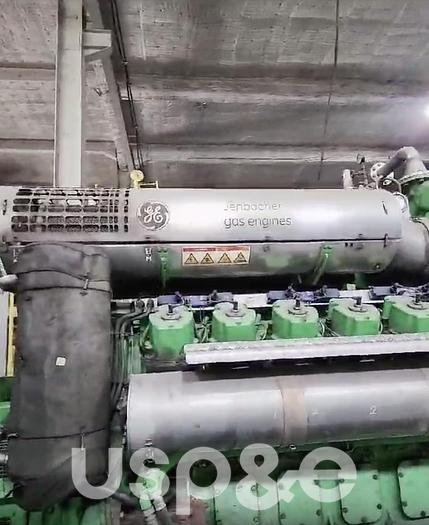 Used 3.4 MW 2019 Jenbacher J 620 GS Natural Gas Generators Sets