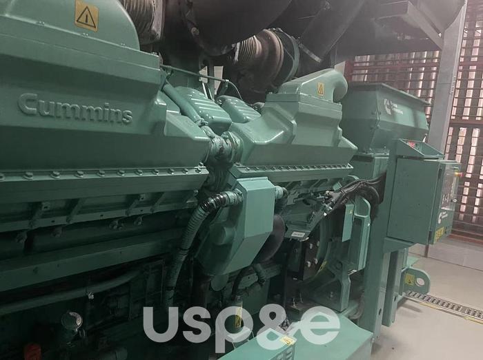 2 MW 2016 New Cummins QSK60-G8 Diesel Generator Sets