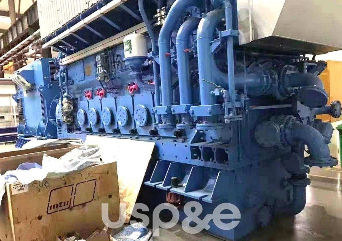 3.5 MW 2016 Surplus New Rolls Royce B3345L6A Diesel Generator Set