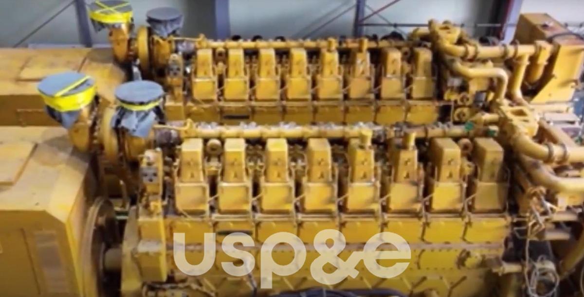 Used 2.5 MW 1987 Used Caterpillar 3508 Diesel Generator Set