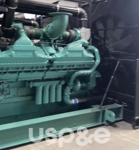 1.9 MW 2011 New Cummins QSK60-G8 Natural Gas Generator Sets