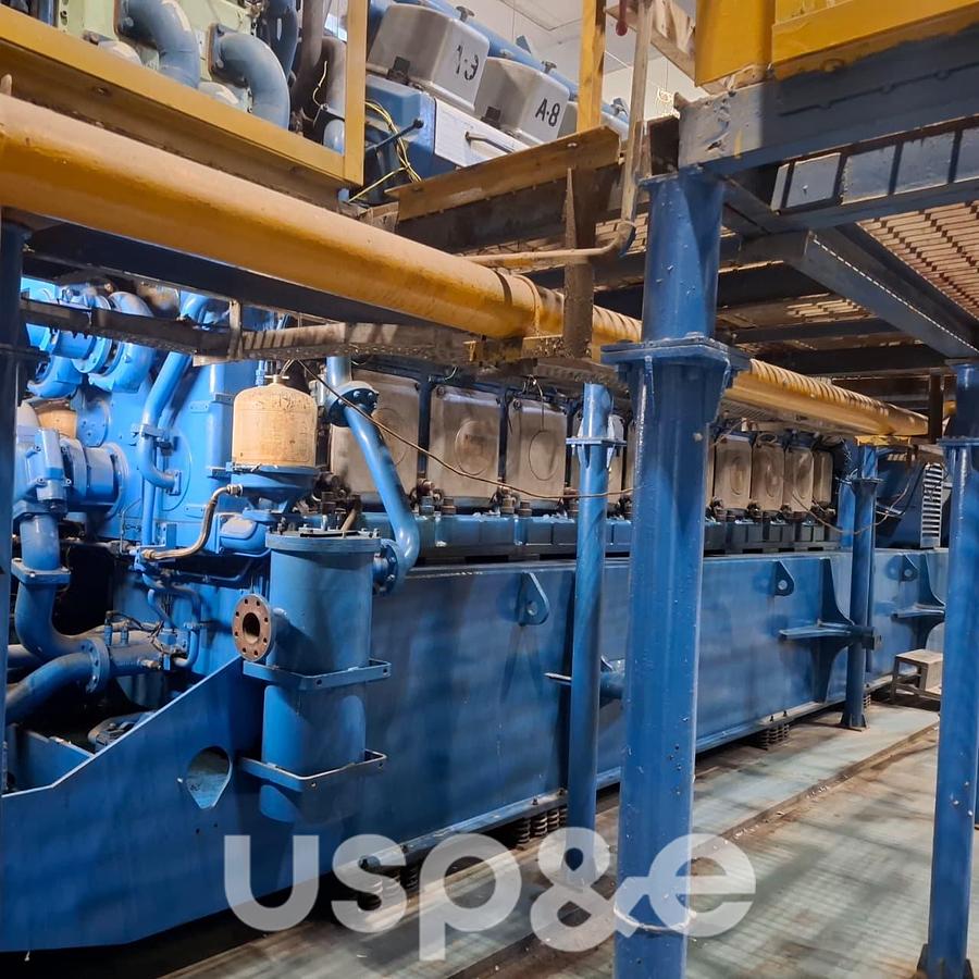 Used 6.1 NW 2007 Used Wartsila 18V32DF HFO Generator Set