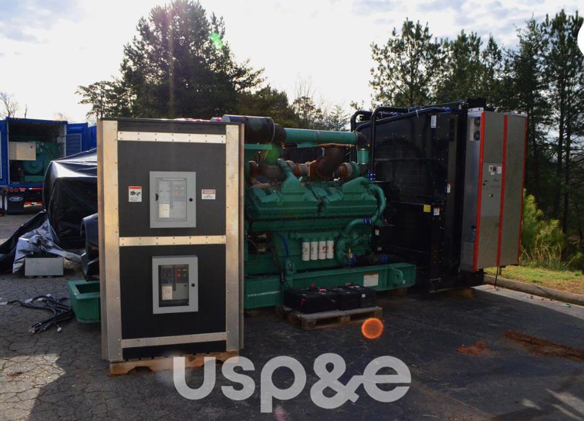 Used 2.25 MW 2008 Used Cummins DQKH-7234191 Diesel Generator Set