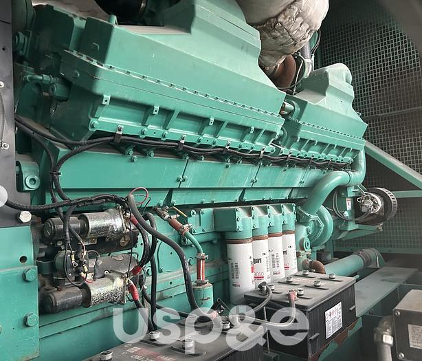 Used 2 MW 1999 Used Cummins QSK60-G6 Diesel Generator Set