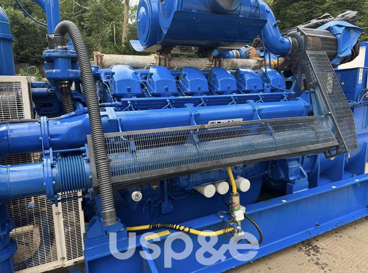 Used 1.3 MW 1999 Used Perkins 4012-TAG2 Diesel Generator Set