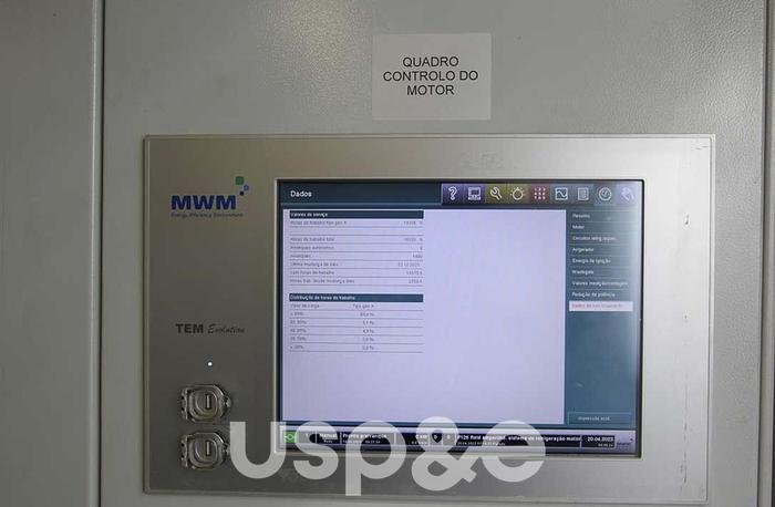 Used 2 MW 2018 Used MWM TCG2020-V20 Natural Gas Generator Set