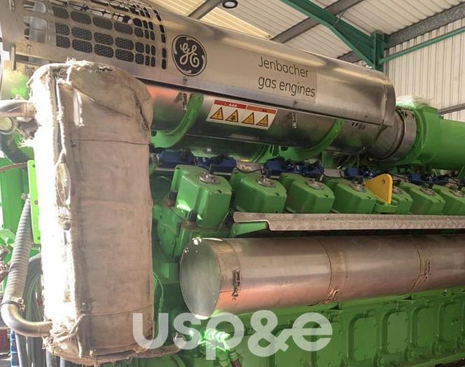 Used 3.4 MW 2012 Used Jenbacher J 620 Natural Gas Generator Set